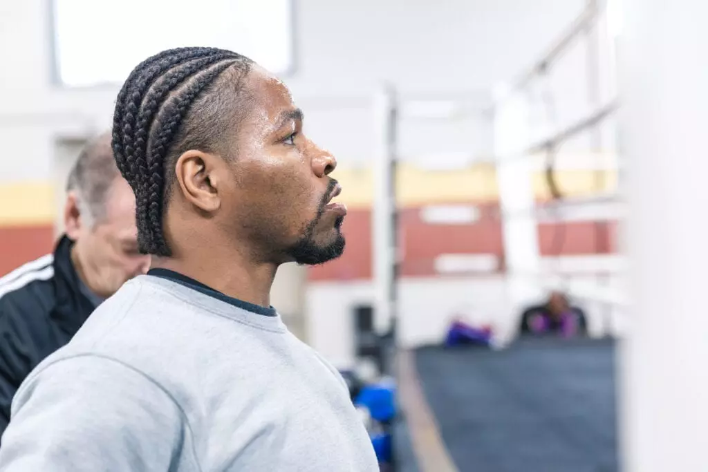 Shawn Porter Camp Visit Feb. 18 2019 03 09 2019 Training camp Ryan Hafey Premier Boxing Champions
