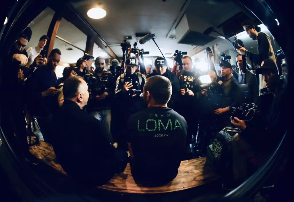 Lomachenko media frenzy