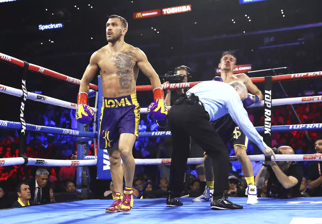 Report- Vasiliy Lomachenko on Heisman Night