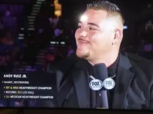 Andy Ruiz TV Pic