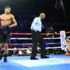 Shakur Stevenson vs Alberto Guevara knockdown