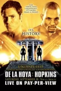 De La Hoya- Hopkins poster