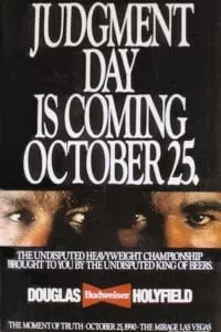 1990 10 25 James Douglas vs. Evander Holyfield Poster