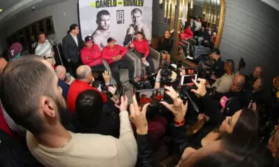 CaneloKovalevLVArrivals Hoganphotos