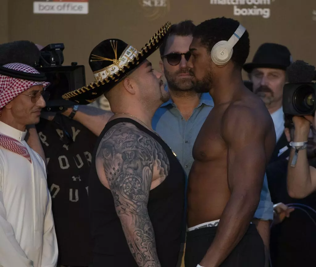 Ruiz Joshua weigh in