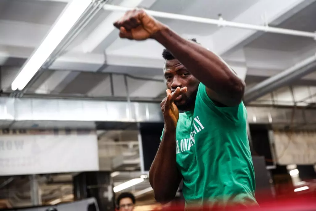 Efe Ajagba Blasts Out Howard In Three Saturday