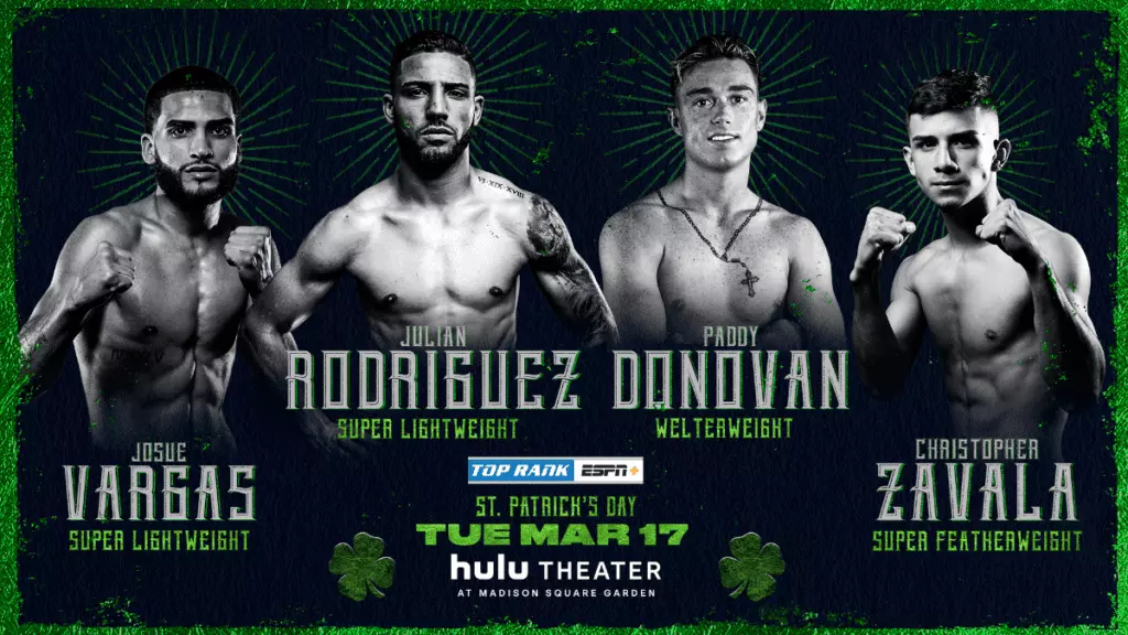 St. Paddys day undercard