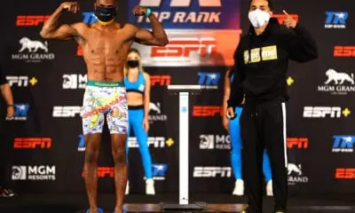 Abraham Nova vs Avery Sparrow pose