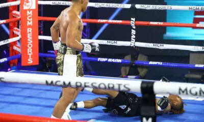 Joshua Greer vs Michael Plania knockdown