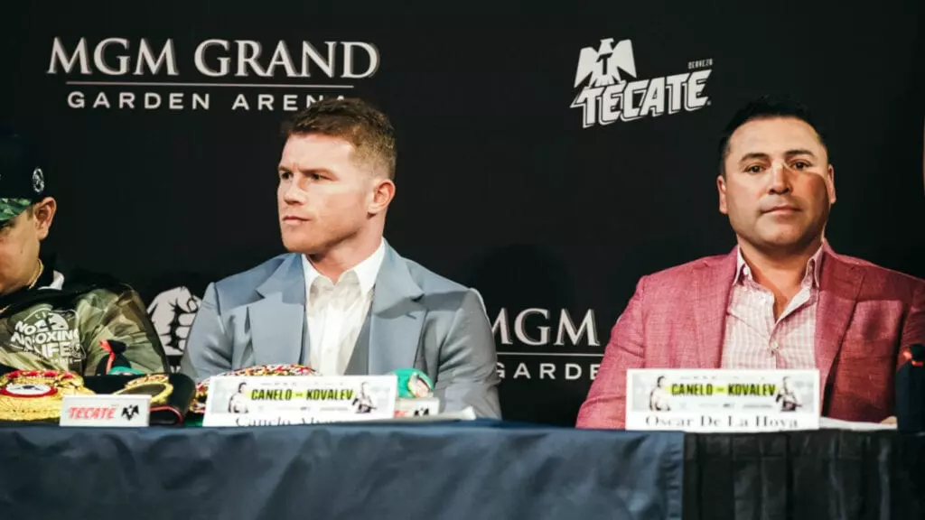 Oscar De La Hoya Confirmed Friday That Canelo Is Free Agent