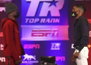 Commey Martinez faceoff