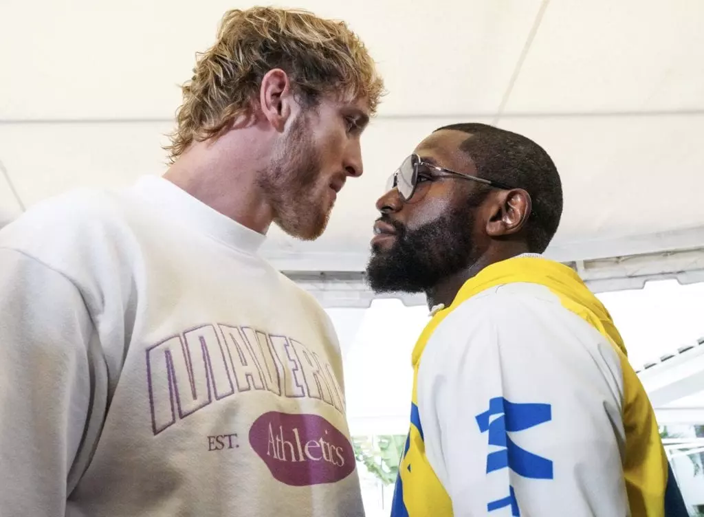 Logan Paul Tipped Scales 30 Pounds Heavier Than Floyd Mayweather