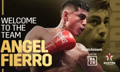 Angel Fierro SIgns With Matchroom