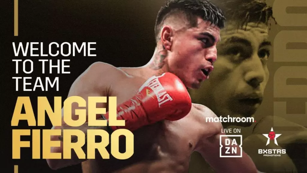 Angel Fierro SIgns With Matchroom