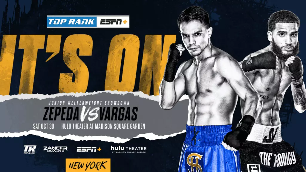 Jose Zepeda To Headline MSG Against Josue Vargas