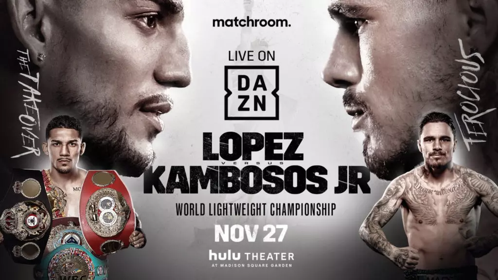 Lopez-Kambosos Set For DAZN In Nov.