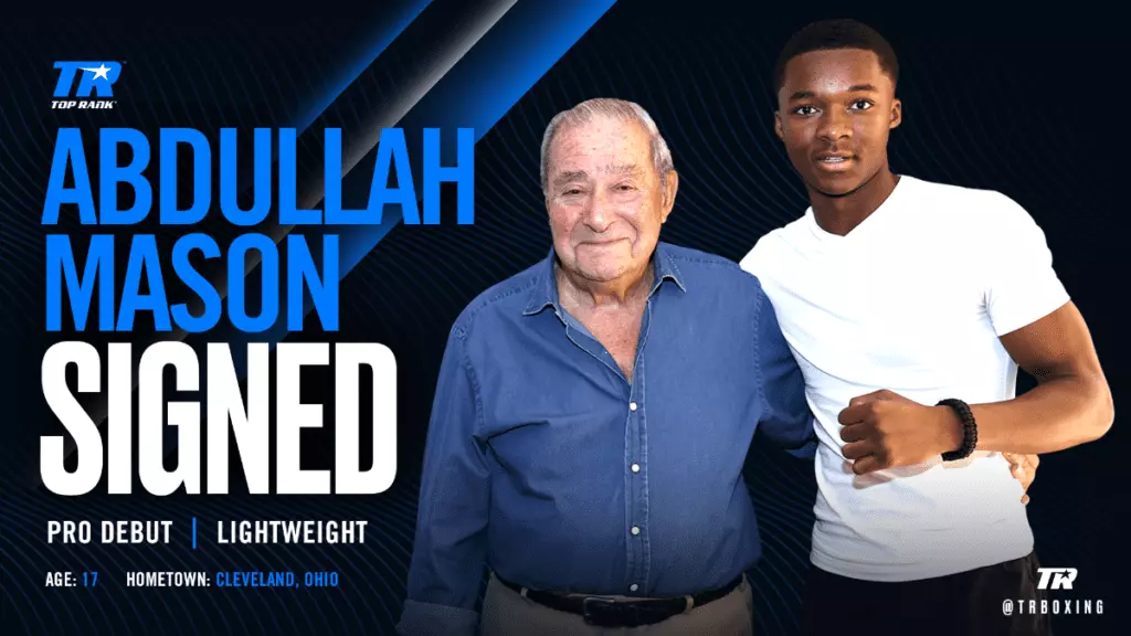 Top Rank Signs Decorated Amateur Abdullah Mason