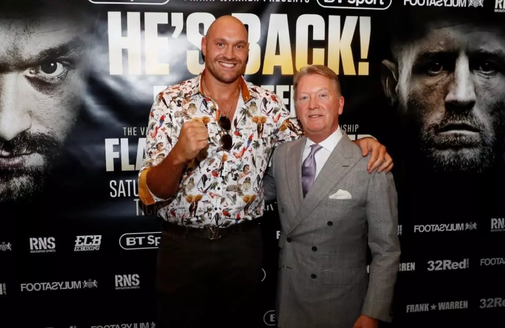 Frank Warren Confirms Offer Sent For Fury-Joshua