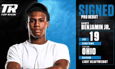 Dante Benjamin Jr Signs With Top Rank