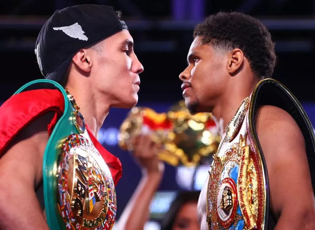 Oscar Valdez-Shakur Stevenson On Point At Raucous Weigh-In