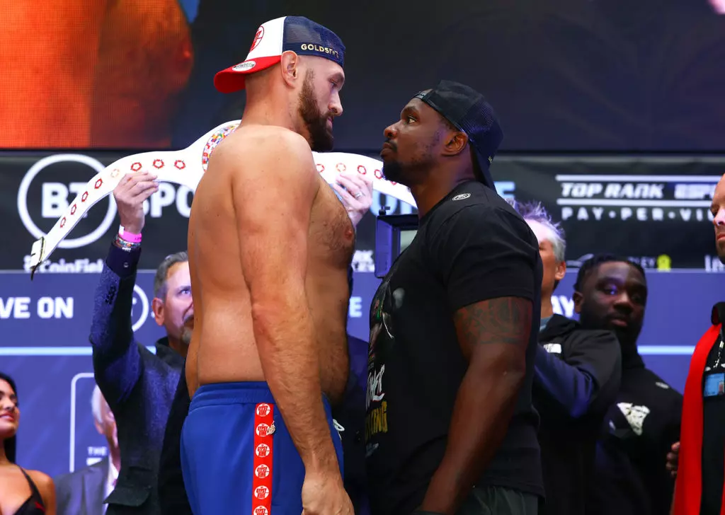 Tyson Fury Lighter Dillian Whyte Heavier At Friday Weigh-In