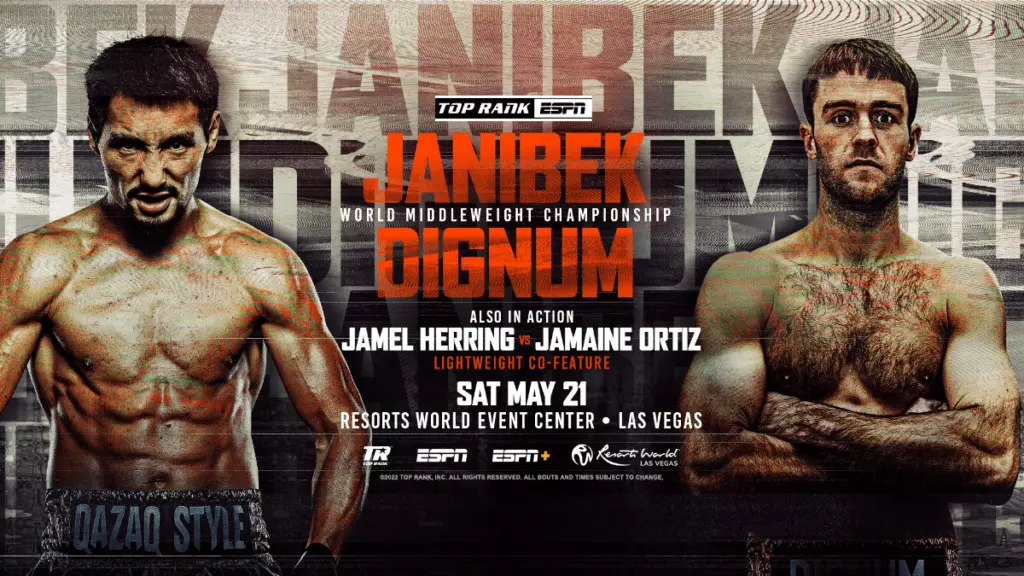 Alimkhanuly-Dignum WBO Interim Middleweight Title Bout Official