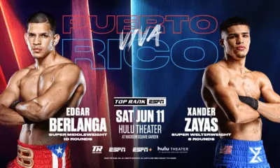 Edgar Berlanga To Headline For Top Rank June 11th