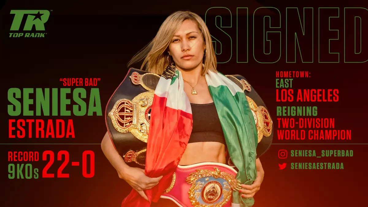Top Rank Signs Ladies Champ Seniesa Estrada