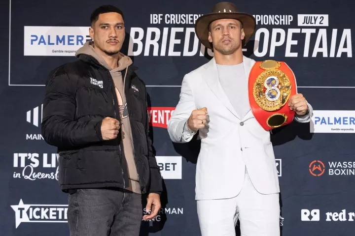 Jai Opetaia Scores IBF Cruiserweight Title Upset Over Briedis