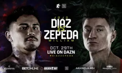 Golden Boy Moves JoJo Diaz-William Zepeda To October 29th