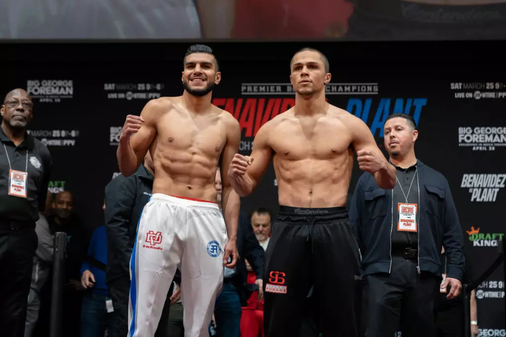 Benavidez vs Plant Weigh ins 03.24.23 03 25 2023 Weigh in 2