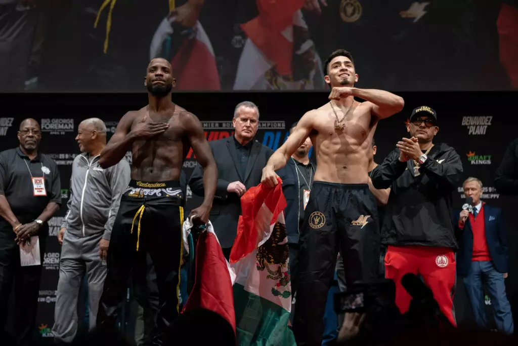 Benavidez vs Plant Weigh ins 03.24.23 03 25 2023 Weigh in 3