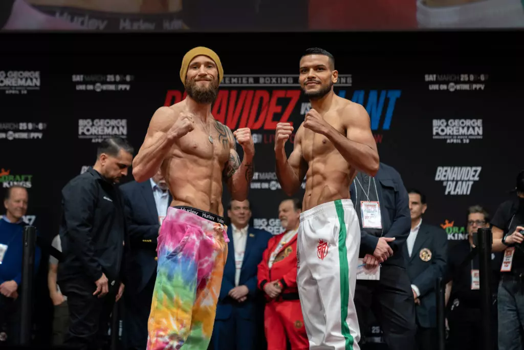 Benavidez vs Plant Weigh ins 03.24.23 03 25 2023 Weigh in 4
