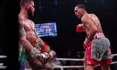 David Benavidez stalking Caleb Plant