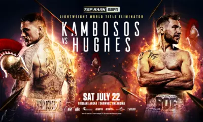 Kambosos-Hughes, Davis-Patera Confirmed For July 22