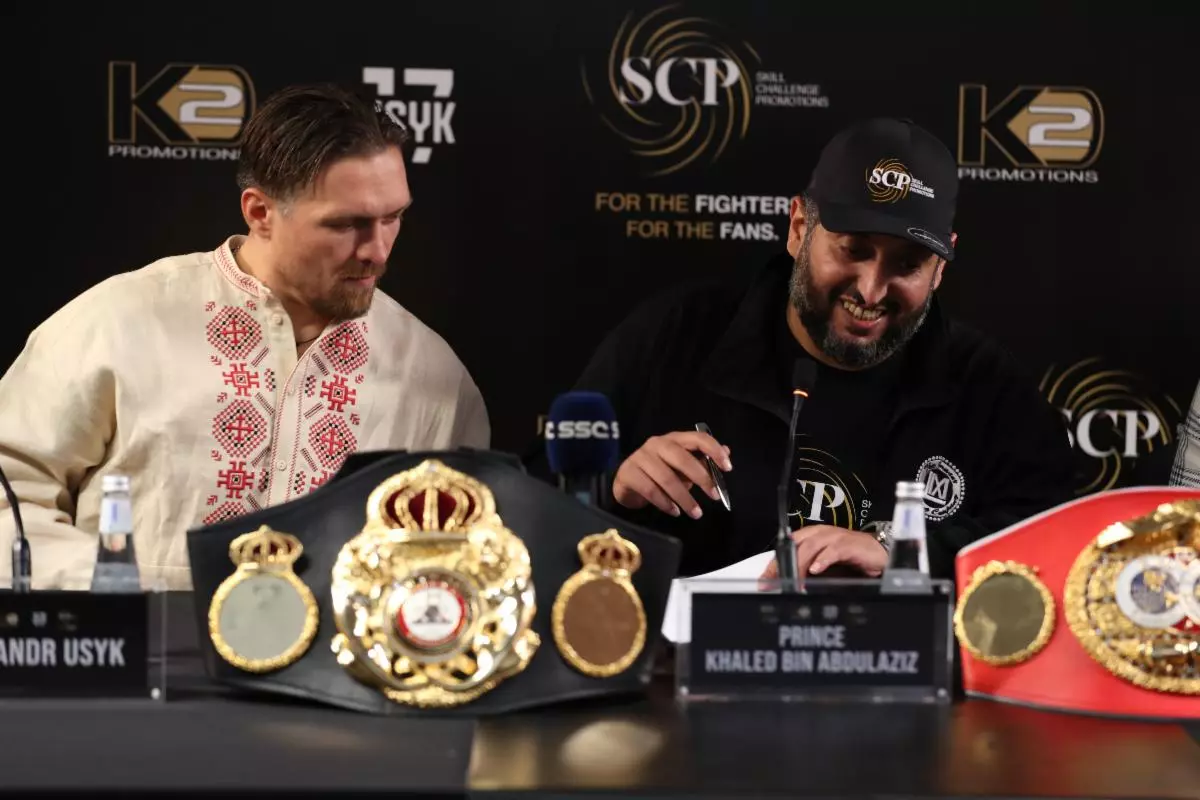 Oleksandr Usyk Aligns With Saudi Arabian Promotion