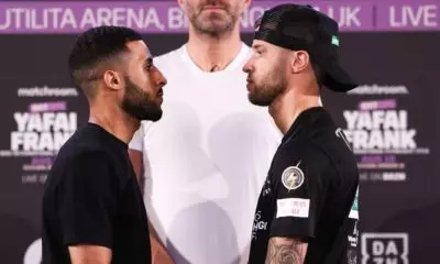 Galal Yafai and Tommy Frank face off