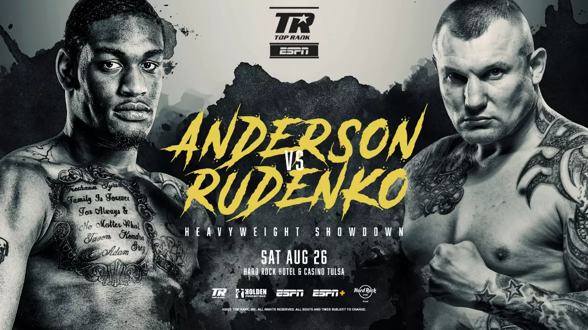 Jared Anderson takes on Andriy Rudenko