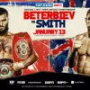 Beterbiev-Smith now set for January 13