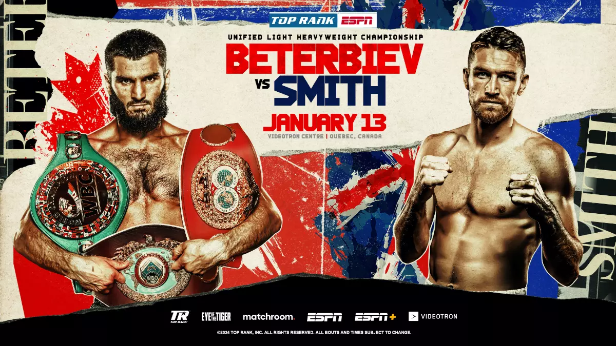 Beterbiev-Smith now set for January 13