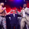Tyson Fury and Francis Ngannou face-off