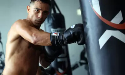 Luis Alberto Lopez in training camp