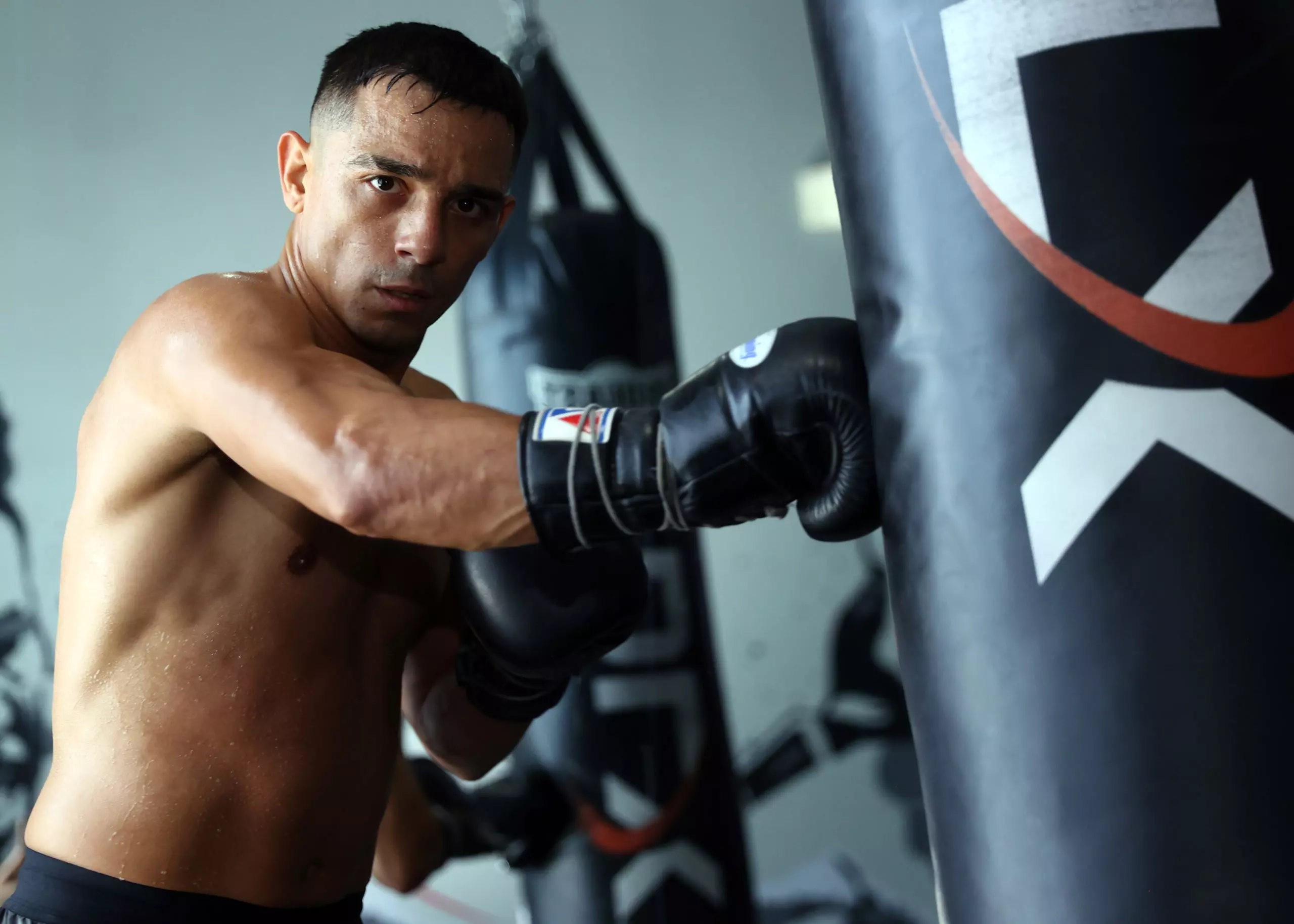 Luis Alberto Lopez in training camp