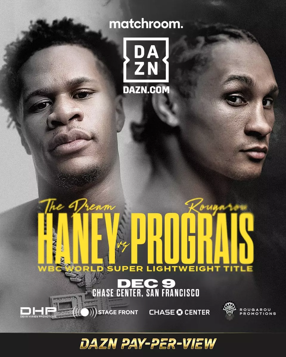 Devin Haney - Regis Prograis Official For December