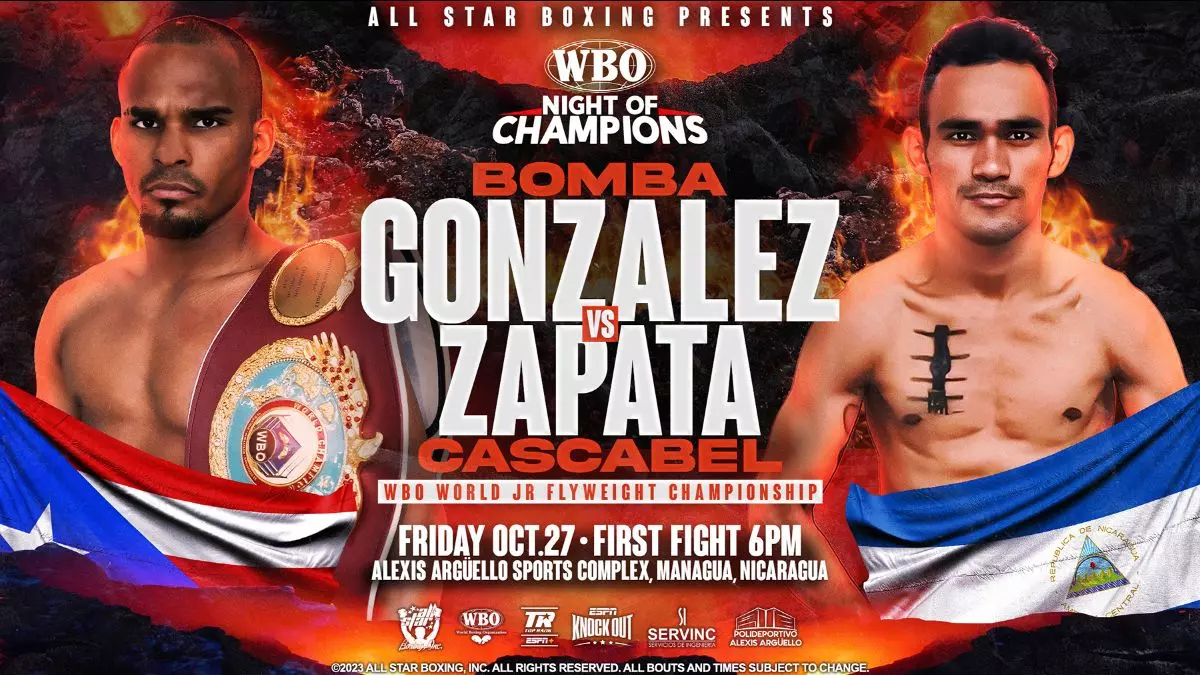 Jonathan González-Gerardo Zapata now off