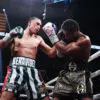David Benavidez lands a left hook on Demetrius Andrade Gilberto Ramirez vs David Benavidez