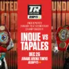 Naoya Inoue vs. Marlon Tapales fight poster