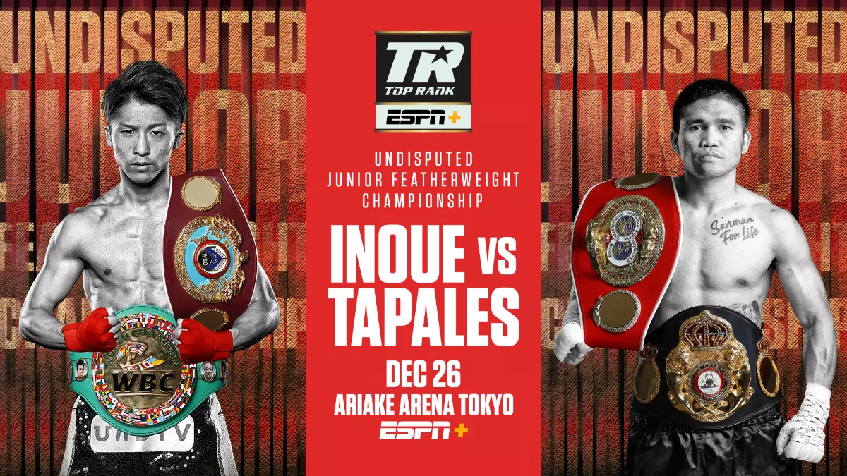 Naoya Inoue vs. Marlon Tapales fight poster