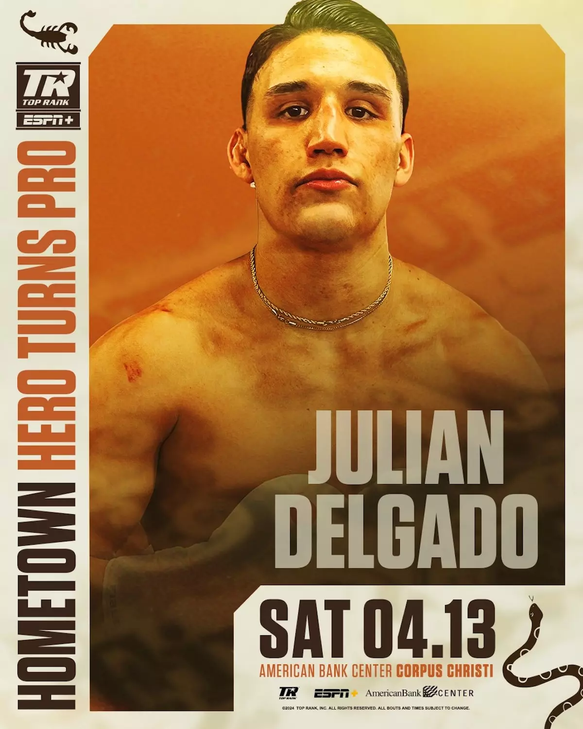 Impressive Amateur to Make Super Middleweight Debut on April 13 Top Rank Bill