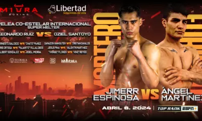 Junior Welterweight Clash Headlines Top Rank Mexico Card on April 6
